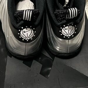 Chrome/ White- Black Nike Little Posite One KSA GS